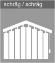 vertikallemelle schräg/schräg